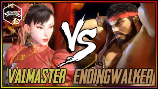 SF6 ➣ VALMASTER [ CHUN LI ] VS ENDINGWALKER [ RYU ]   ➣ STREET FIGHTER 6