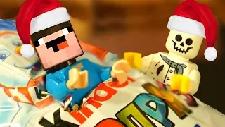 НОВЫЙ ГОД и Лего НУБик Майнкрафт Мультики - LEGO Minecraft Анимация и Мультфильмы