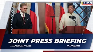 Joint Press Briefing of President Ferdinand R. Marcos Jr. and Czech Prime Minister Petr Fiala