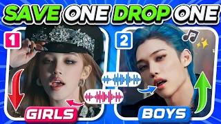 SAVE ONE DROP ONE #3 [VERY HARD] (KPOP EDITION) | KPOP QUIZ |KPOP GAME 2024