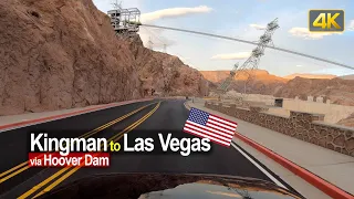 USA Road Trip - Kingman AZ - Hoover Dam - Las Vegas NV in 4K
