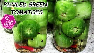 How To Make and Can Pickled Green Tomatoes | Canuary 2023