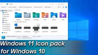 Windows 11 Icon pack for Windows 10 / 19h1 - 21h2