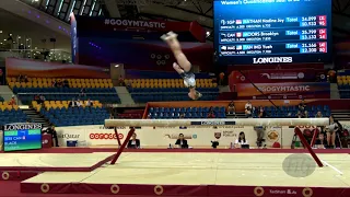 BLACK Elsabeth (CAN) - 2018 Artistic Worlds, Doha (QAT) - Qualifications Balance Beam