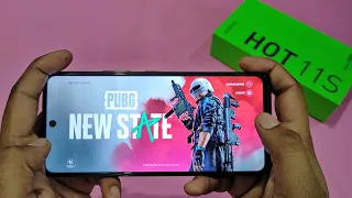 Infinix Hot 11s Pubg New State Test | 3 Fingers 🔥 | Infinix Hot 11s Pubg New State Gameplay..