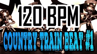 120 BPM - Country Train beat #1 - 4/4 Drum Beat - Drum Track