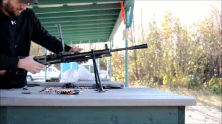 Firing a DP28 Machine Gun w/ RP-46 Belt-Fed Conversion