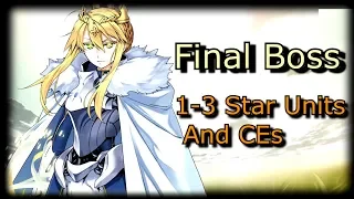 Camelot Final Boss: Goddess of Rhongomyniad - 1-3 Stars Only [FGO]