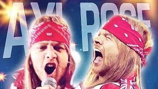 Maria Tyszkiewicz jako Axl Rose - Guns N' Roses połączone z występem Guns N' Roses | szopall