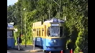 Trambahn München: mit der Linie 12 vom Scheidplatz zum Harthof 1993