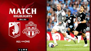 MATCH HIGHLIGHTS: Toronto FC vs. Minnesota United | June 3, 2023