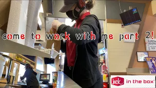 come to work with me pt 2! jack in the box