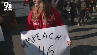 Pro-Trump supporters protested Joe Biden's Inauguration