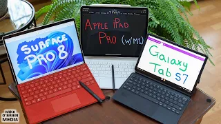 Samsung Galaxy Tab vs Surface Pro vs iPad Pro (2021)