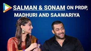 Salman Khan | Sonam Kapoor | Prem Ratan Dhan Payo | Full Interview | Madhuri Dixit | Bhansali