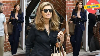 MARIA SHRIVER, CHRISTINA SCHWARZENEGGER AND KATHERINE SCHWARZENEGGER LEAVING THE "LIVE TALKS" EVENT!