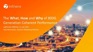 The what, how and why of 800G generation optical engine performance