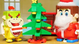 LEGO Super Mario  stopmotion「Bowser Jr Christmas」マリオのアニメ「クッパジュニアのクリスマス」