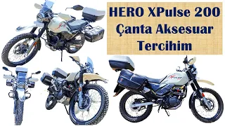 Hero XPulse 200 Yan ve Arka Çanta Aksesuar Tercihim