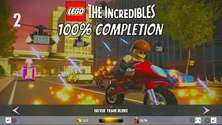 LEGO The Incredibles - 100% Completion Chapter 2: Hover Train Hinjinx (Downburst, Bobb Parr Unlock)