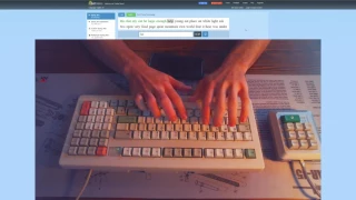 Cherry G81-1800 With Vintage Blacks and GMK 9009 Typing Video