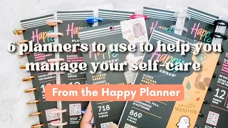 6 planners to use to help you manage your self-care|Happy Planner Haul