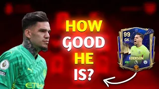 FC MOBILE TOTY HONOURABLE MENTION 94 RATED  GOALKEEPER EDERSON GAMEPLAY REVIEW