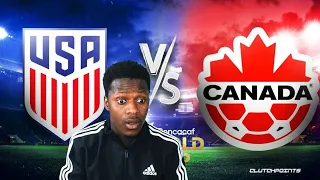 🇬🇧BRIT REACTS TO - USA vs. Canada | CONCACAF GOLD CUP QUARTER - FINAL!!!😱