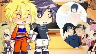 ||🌼past Naruto friends react to naruto and sasuke🌼|| SASUNARU || Part 1/2 || made by: CrissXReacts
