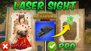 LASER SIGHT Guide/Tutorial (PUBG MOBILE) Tips and Tricks (Hip-Fire Accuracy)
