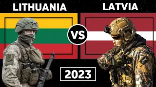 Lithuania vs Latvia Military Power Comparison 2023 | Latvia vs Lithuania Military Power 2023