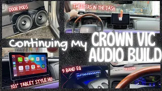 Crown Vic Audio Build: Tweeters in the Dash, Door Pods w/two 6.5's