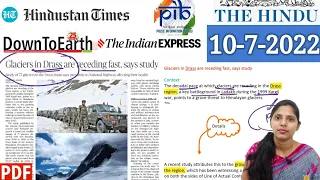 10 July 2022 | The Hindu Newspaper Analysis in English | #upsc #IAS