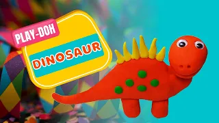 How to Make a Really Cool Play Doh Dinosaur | Arts and Crafts For Kids!