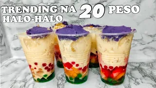 TRENDING NA HALO-HALO PANG NEGOSYO! HOME MADE LAHAT NG SANGKAP KAYA MASARAP!