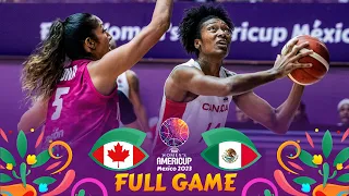 Canada v Mexico | Full Basketball Game | FIBA Women's AmeriCup 2023