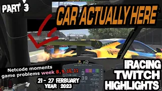 iRacing Twitch Highlights 23S1W11P3  21 - 27 February 2023 Part 3 Funny moves saves wins fails