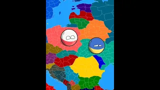 Countryballs part 1, wojna Ukrainy z Rosją