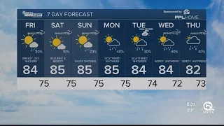 WPTV First Alert Weather forecast, morning of Oct. 27, 2023