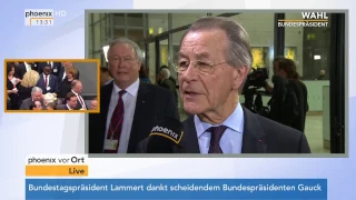 Wahl des 12. Bundespräsidenten: Franz Müntefering im Interview am 12.02.2017
