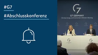 G7-Treffen: Abschlusspressekonferenz mit Robert Habeck und Steffi Lemke