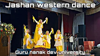 WESTERN DANCE (BHANGRA & GIDDHA) PERFORMANCES - JASHAN 2k24 GURU NANAK DEV UNIVERSITY