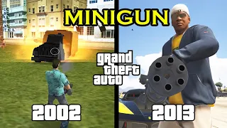 Evolution of "Minigun" in GTA games!