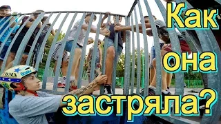 ЯЖЕЗАБОР/У САМОКАТЕРА ЗАСТРЯЛА НОГА В ЗАБОРЕ!?/ОН СНОВА ПРОБУЕТ ТРЮКИ НА ЧУЖОМ BMX