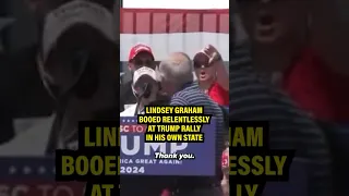 Trump rally crowd TURNS AGAINST Lindsey Graham in his OWN state, humiliates him