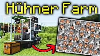 Minecraft Hühnerfarm bauen Tutorial 1.19 - Hühnerfarm bauen in Minecraft 1.19 Tutorial