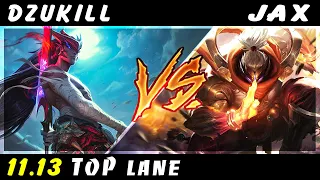 Dzukill - Yone vs Jax TOP Patch 11.13 - Yone Gameplay