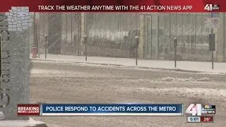 Winter weather hits KC metro area