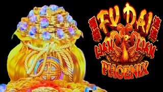 FU DAI LIAN LIAN PHOENIX SLOT MACHINE LINING UP THE TRIPLE BAG BONUS