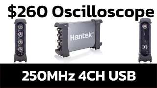 Hantek 6254BD USB Oscilloscope Review & Scripting Tutorial (Python)